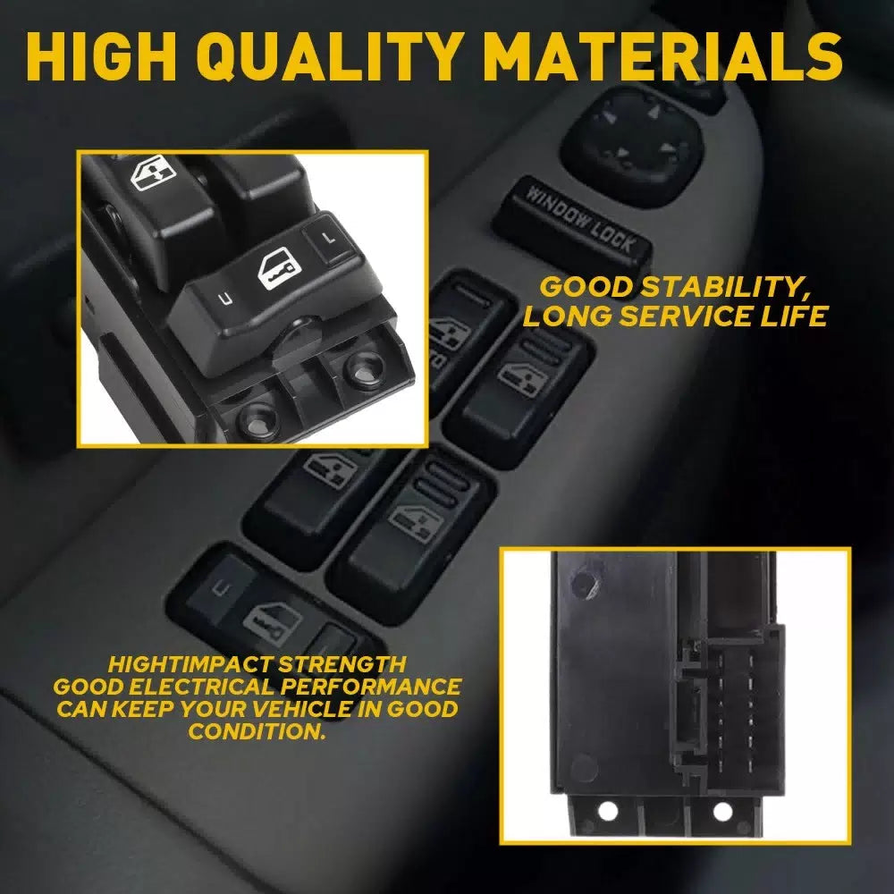 Window Switch For 2000-02 Tahoe Chevrolet Silverado 2500 HD GMC Yukon Front Left 6B93BC-57 [8]