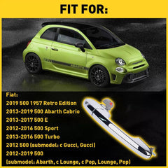 for Fiat 500 Door Handle Front Passenger Right Chrome Side RH Hand 68069942AC 6B93BC-57 [2]