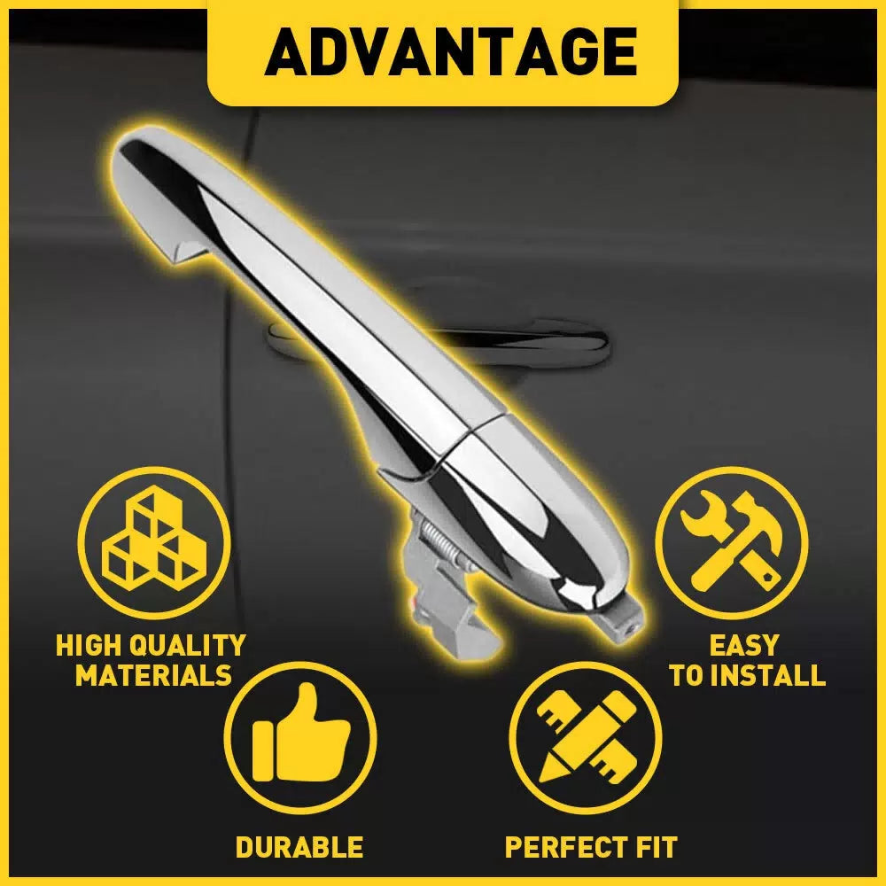 for Fiat 500 Door Handle Front Passenger Right Chrome Side RH Hand 68069942AC 6B93BC-57 [4]