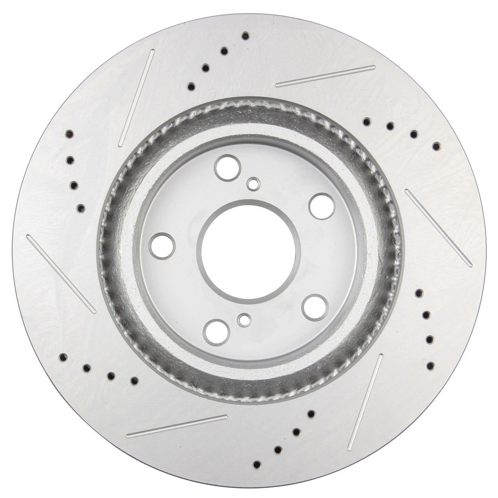 Front Drilled Slotted Brake Rotors Black Pair 2 for Toyota RAV4 Camry Scion tC 6B93BC-57