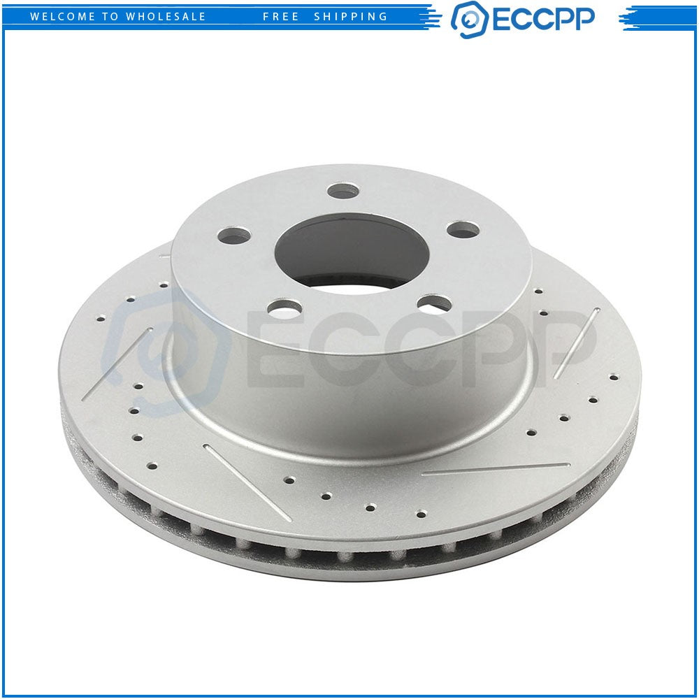 Front Disc Rotors Ceramic Brake Pads for Jeep Grand Cherokee Wrangler Comanche 6B93BC-57
