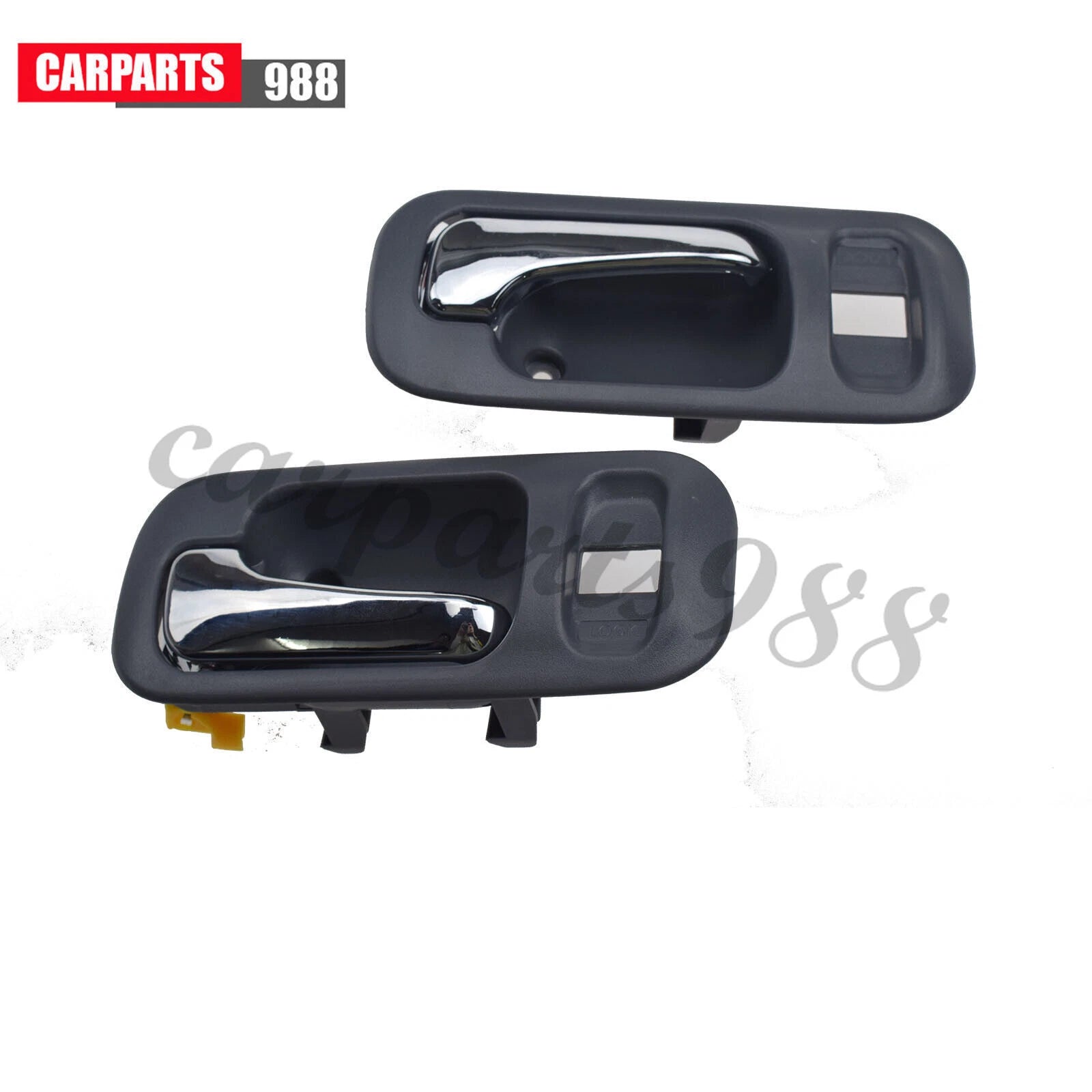 Interior Door Handle Gray Front Rear LH RH for 1997-2001 Honda CRV 72164S10A11ZA 6B93BC-57