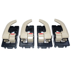 4Pcs Inside Door Handle Beige Front Rear Left Right For 2005-2009 Hyundai Tucson 6B93BC-57