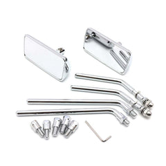 For Honda VTX1300 VTX1800 Shadow Aero 750 1100 Motorcycle Rearview Mirrors 10mm