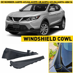 For 2014-2020 Nissan Rogue Front Windshield Wiper Side Cowl Trim EOA 6B93BC-57