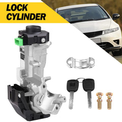 Fit For 2006-2011 Honda Ignition Civic Switch Lock Cylinder Auto Trans w/2 Keys 6B93BC-57