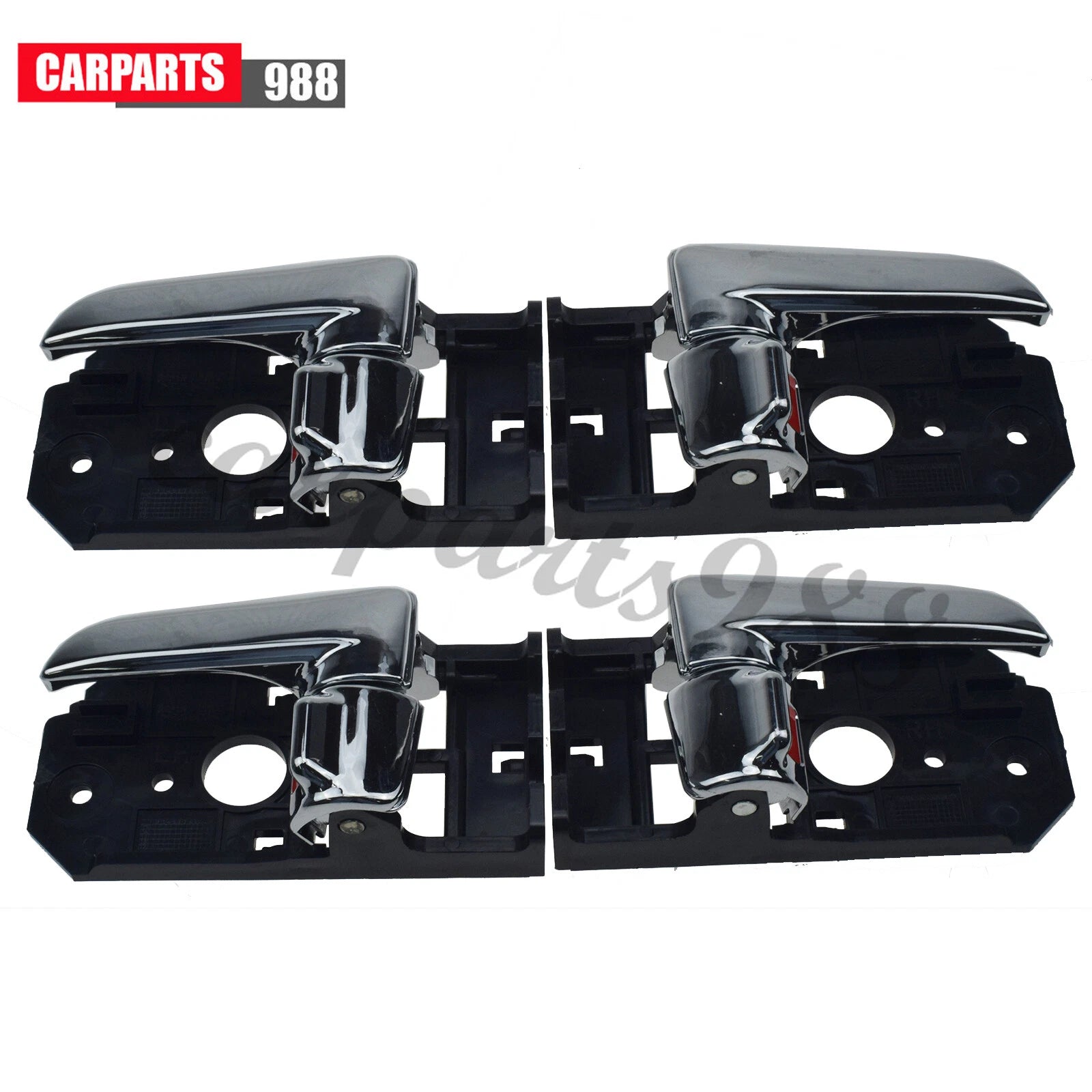 Inside Door Handle Chrome Front Rear LH RH For Kia Spectra 826102F000 826202F000 6B93BC-57