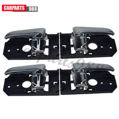 Inside Door Handle Chrome Front Rear LH RH For Kia Spectra 826102F000 826202F000 6B93BC-57