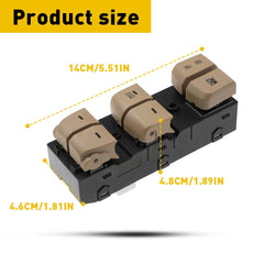 Beige Left Driver Master Door Window Power Switch For Hyundai Elantra 2011-15 EA 6B93BC-57