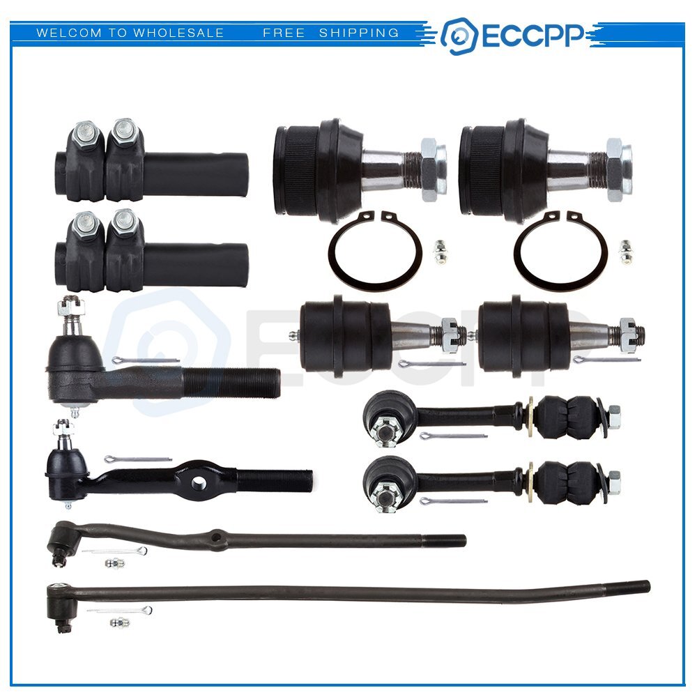 12pcs For 1995-97 Dodge Ram 1500 2500 4WD Front Ball Joints Tie Rods Suspension KOEEP