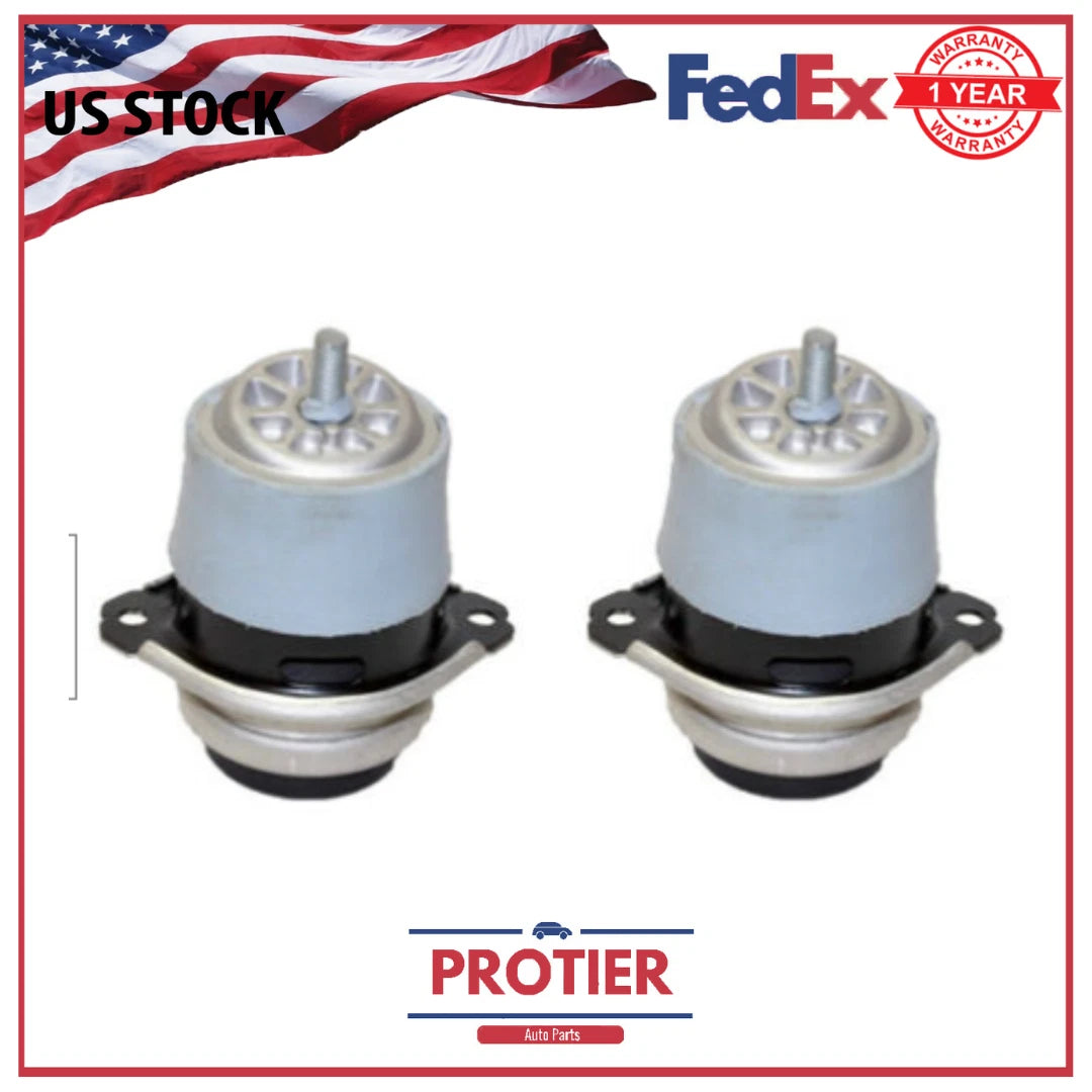 Front Motor Mount 2PCS Set Fit 05-08 Volkswagen Touareg 5.0L Diesel/ 04-06 3.2L 6B93BC-57