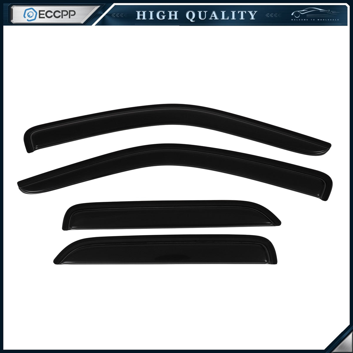 Window Visor Vent Rain Shades Guards Deflectors For 2004-2012 Ford Escape 6B93BC-57