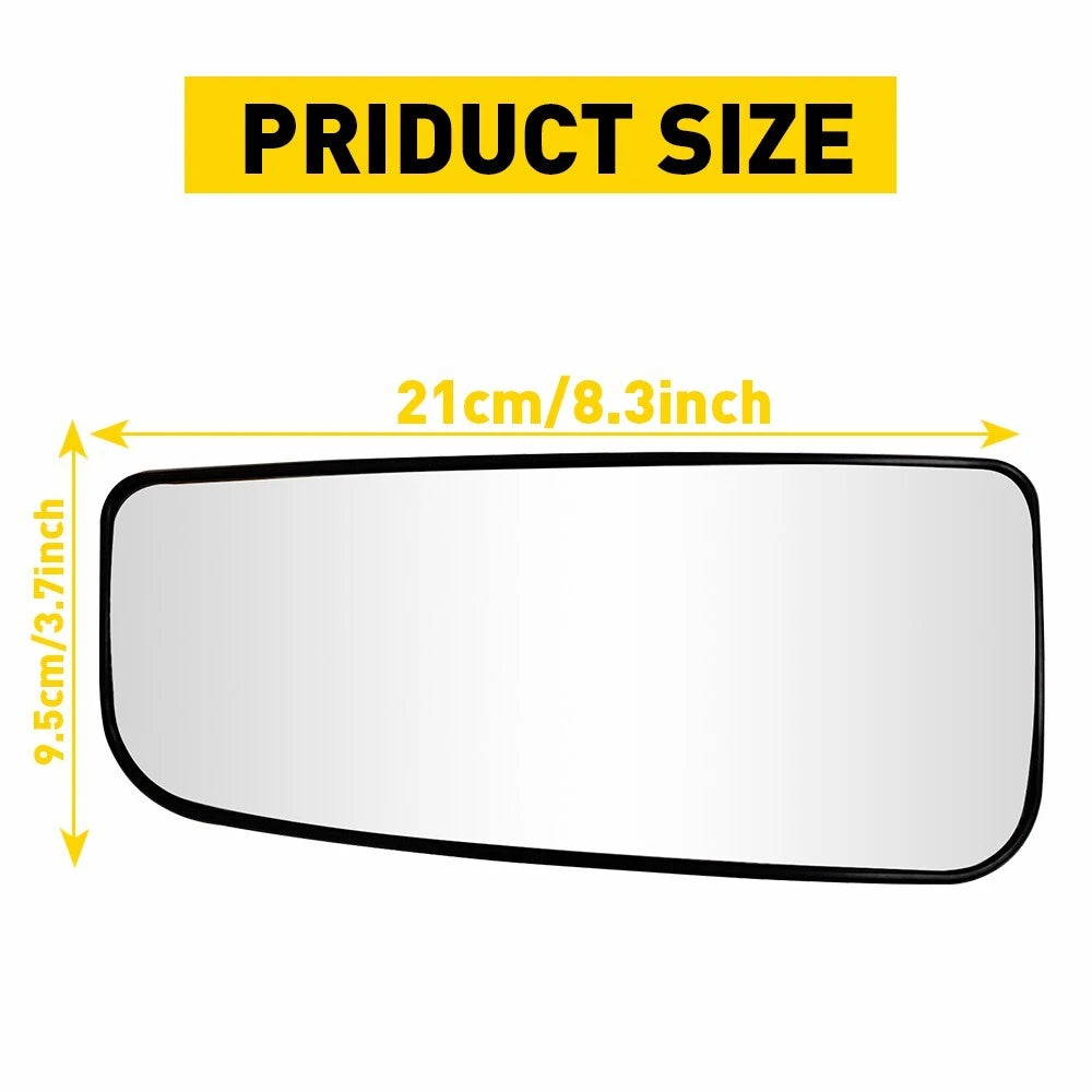 Lower Tow Mirror Glass Heated Driver Side For 2017-2022 FORD F250 F350 F450 F550 6B93BC-57