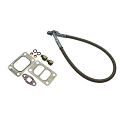 Turbo Oil Feed Line Tube W/ Connectors For Dodge Ram 5.9L For Cummins 12V 89-98 6B93BC-57
