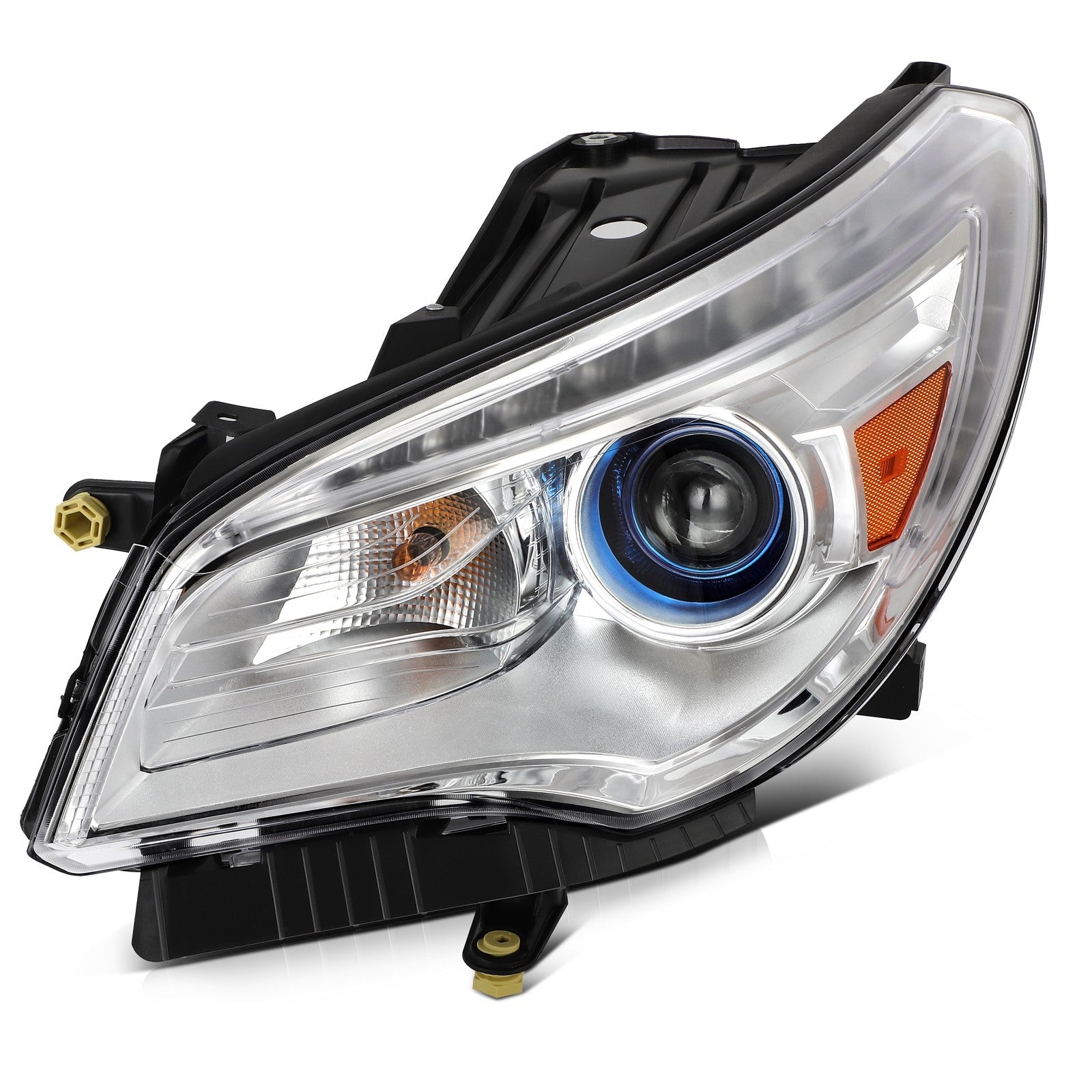 Left Side Headlight Assembly For 2013-2017 Buick Enclave 3.6L Chrome Amber 6B93BC-57