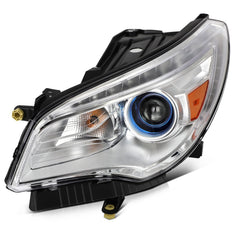 Left Side Headlight Assembly For 2013-2017 Buick Enclave 3.6L Chrome Amber 6B93BC-57