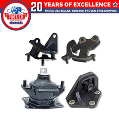 Fits 2003-2007 Honda Accord 2.4L MANUAL Rear Motor & Trans Mount Set 4pcs : 6B93BC-57