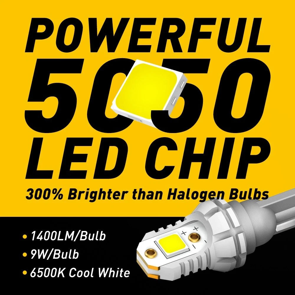 AUXITO LED Reverse Back Up Light Bulb 921 912 W16W 906 916 Super White 6500K EOA AUXITO
