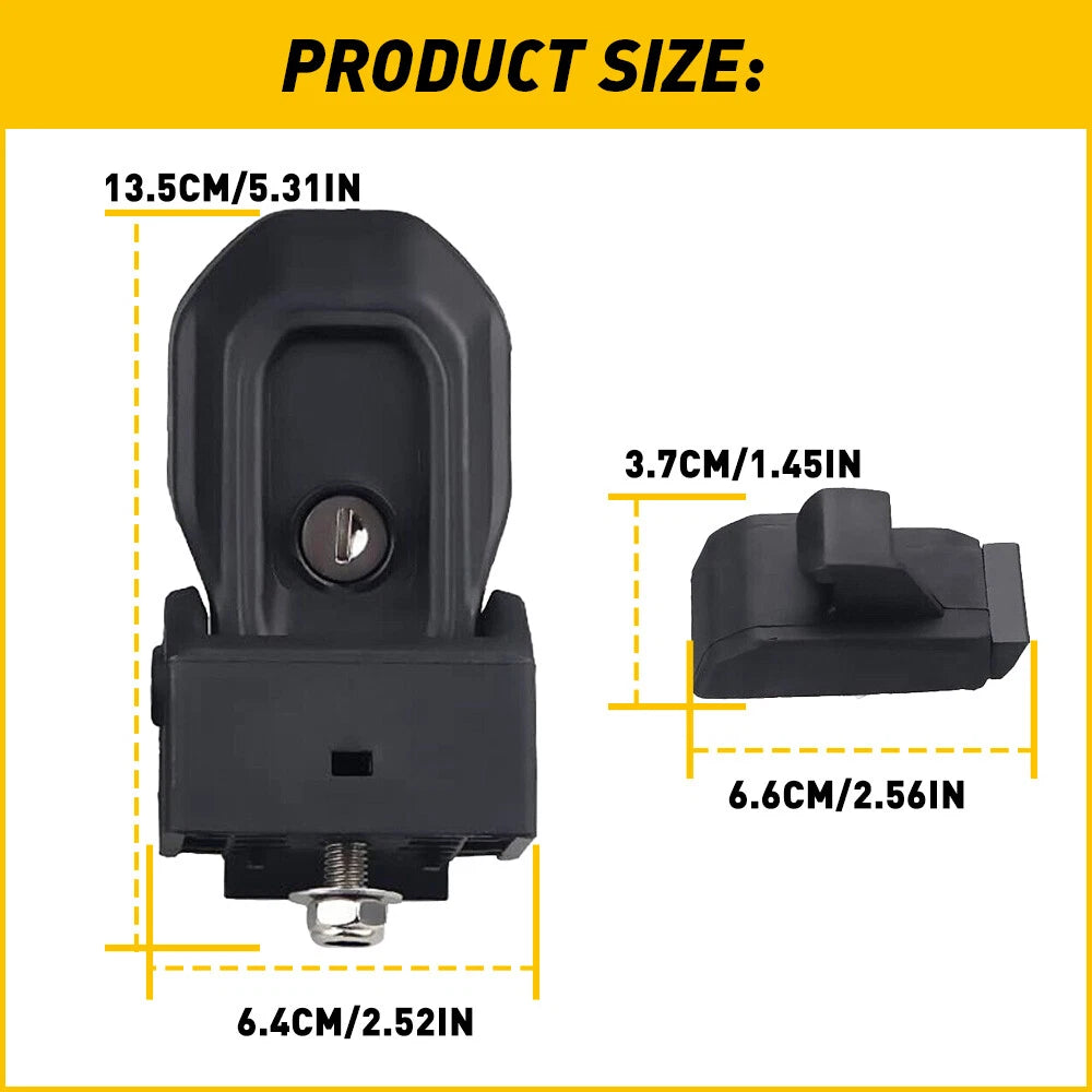 Hood Lock Latches Kit for Catch Jeep Wrangler JL Gladiator JT 2018-2024 With Key 6B93BC-57