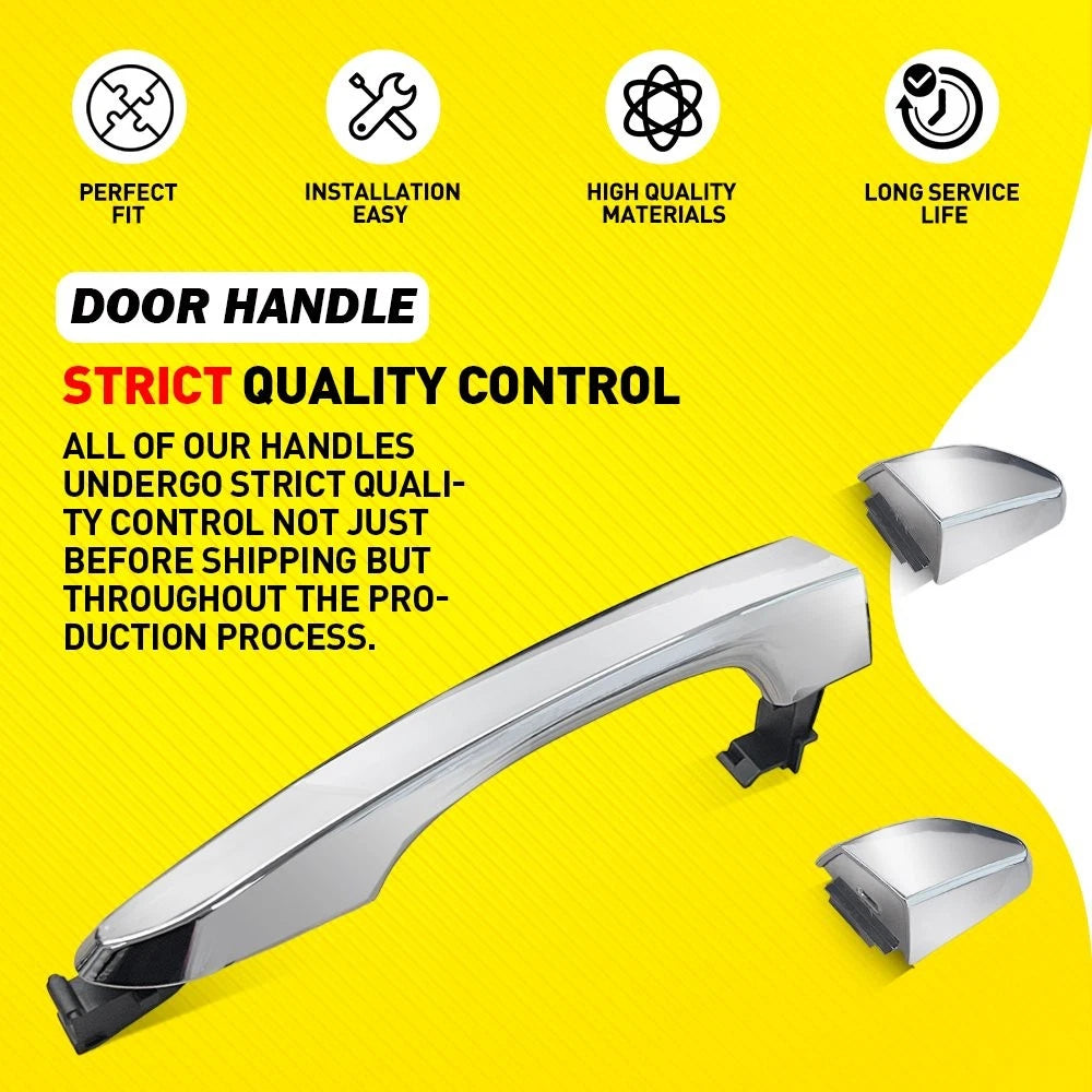 2X Outside Exterior Door Handle Front Rear Passenger For 16-21 Hyundai Tucson EA 6B93BC-57