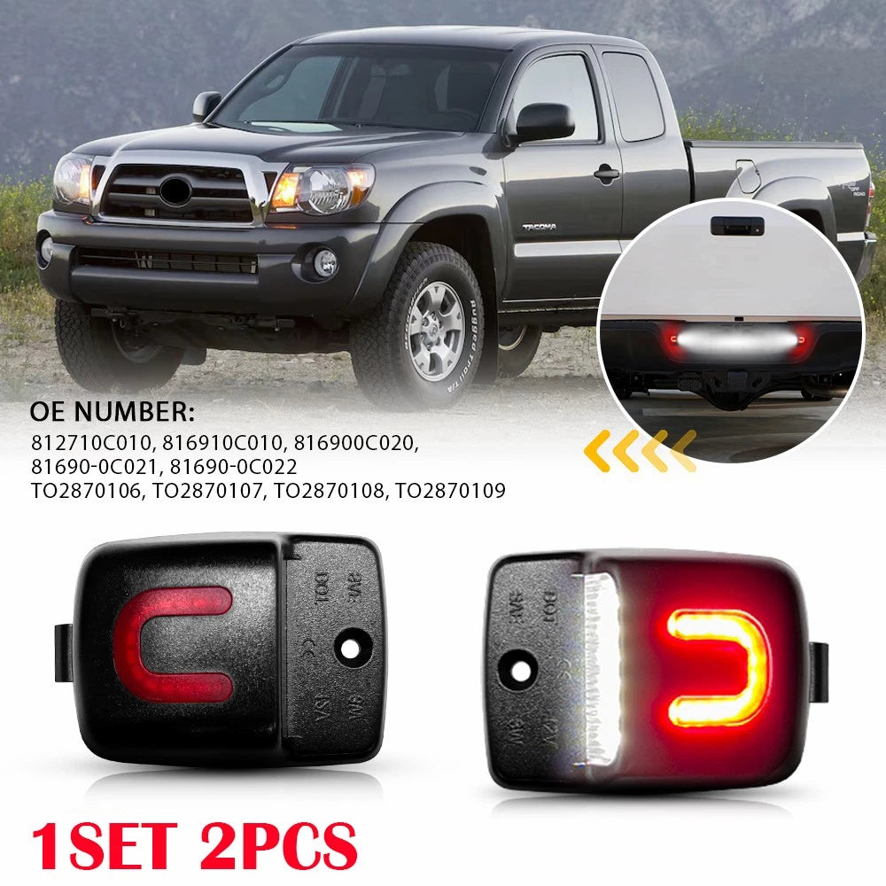 LED License Plate Light For 2005-2015 Toyota Tacoma 2000-2013 Toyota Tundra EOA 6B93BC-57