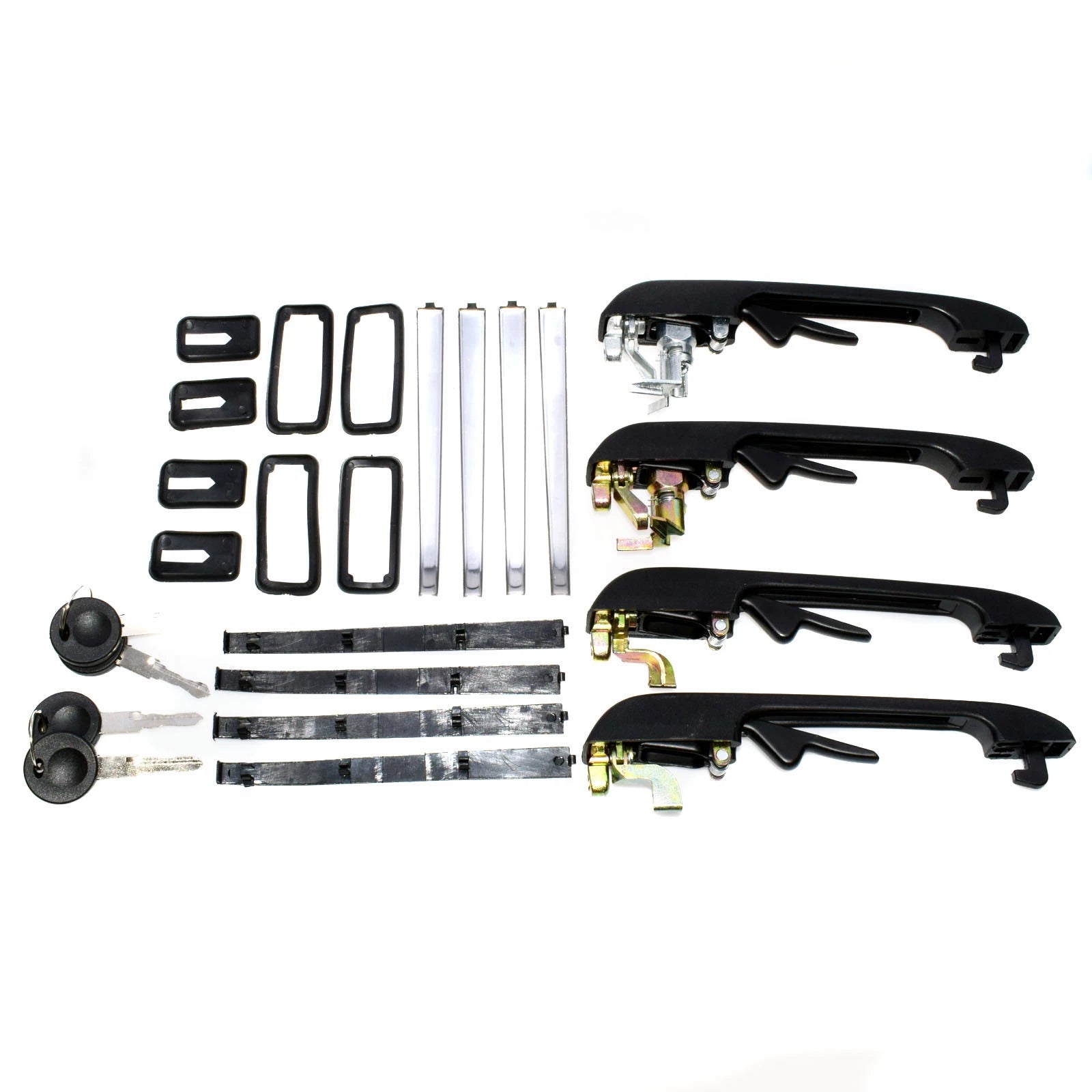 Outside Door Handle Front / Rear For VW Golf Jetta Rabbit Scirocco 191837205A 6B93BC-57