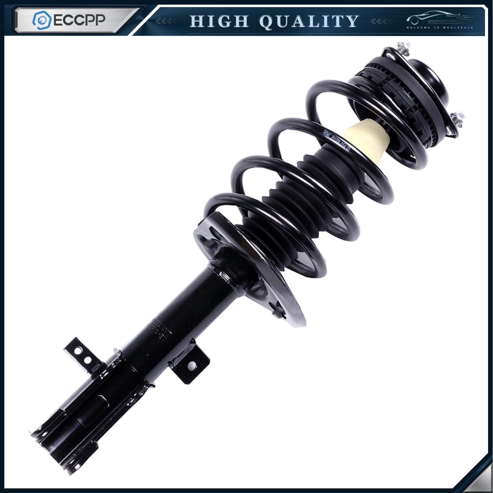 For 2008-14 Dodge Avenger FWD (4) Front Struts w/Spring Mount & Rear Shocks Kits 6B93BC-57