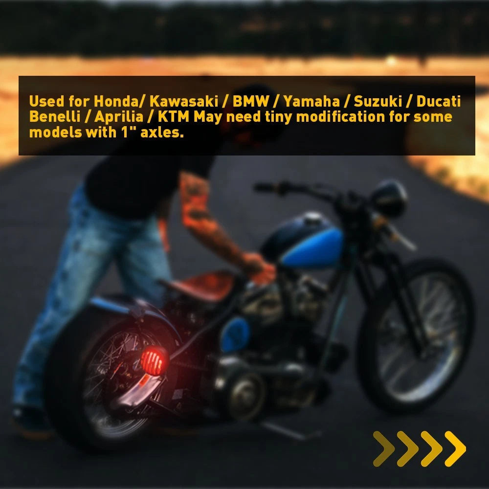 Motorcycle Mount Side & Brake Tail License Plate Bracket Light For Honda Bobber 6B93BC-57