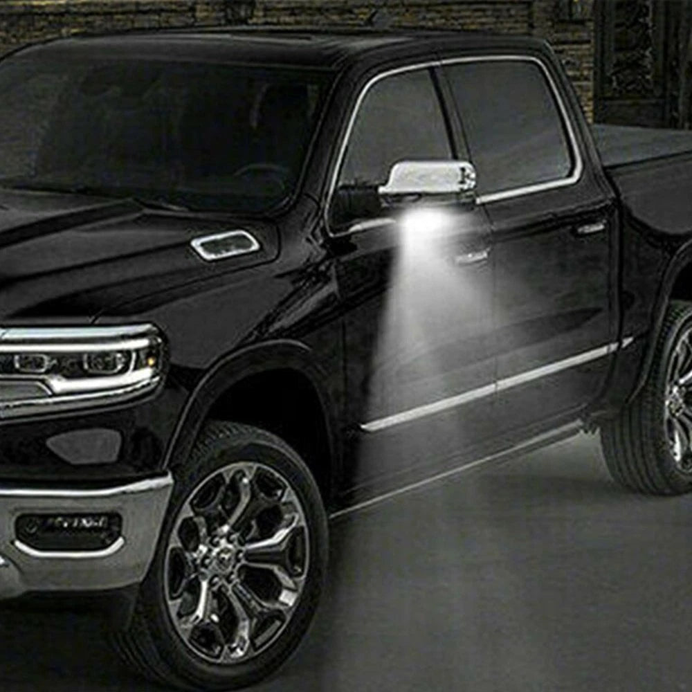 6000K LED Side Mirror Puddle Lights for 10-19 Dodge Ram 1500 2500 3500 4500 5500 6B93BC-57