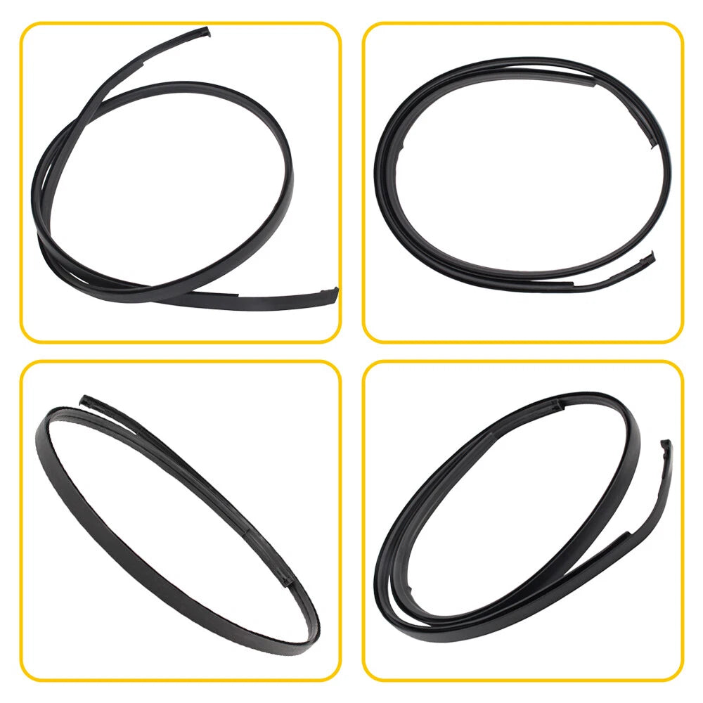 For Toyota 2007-2011 Yaris Sedan 2X Left Right & Roof Drip Molding Weatherstrip 6B93BC-57