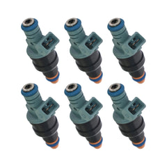 Set of 6 Fuel Injectors 0280150715 for 87-97 BMW M3 323i 325i 525i 0280150415 6B93BC-57