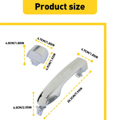 For Toyota 4Runner Exterior Door Handle REAR, Driver PASSEGER Side (2010 - 2020) 6B93BC-57
