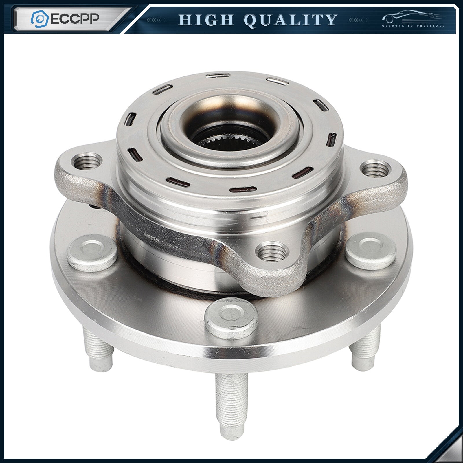 1Pc Wheel Hub Bearing Assembly Front For 2005-2007 Ford Five Hundred Freestyle 6B93BC-57