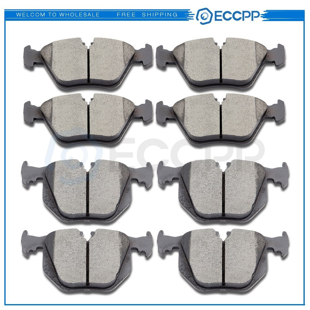 Front Rear Ceramic Brake Pads For 2001-2006 BMW 330Ci 2001-2005 BMW 330i 330xi 6B93BC-57