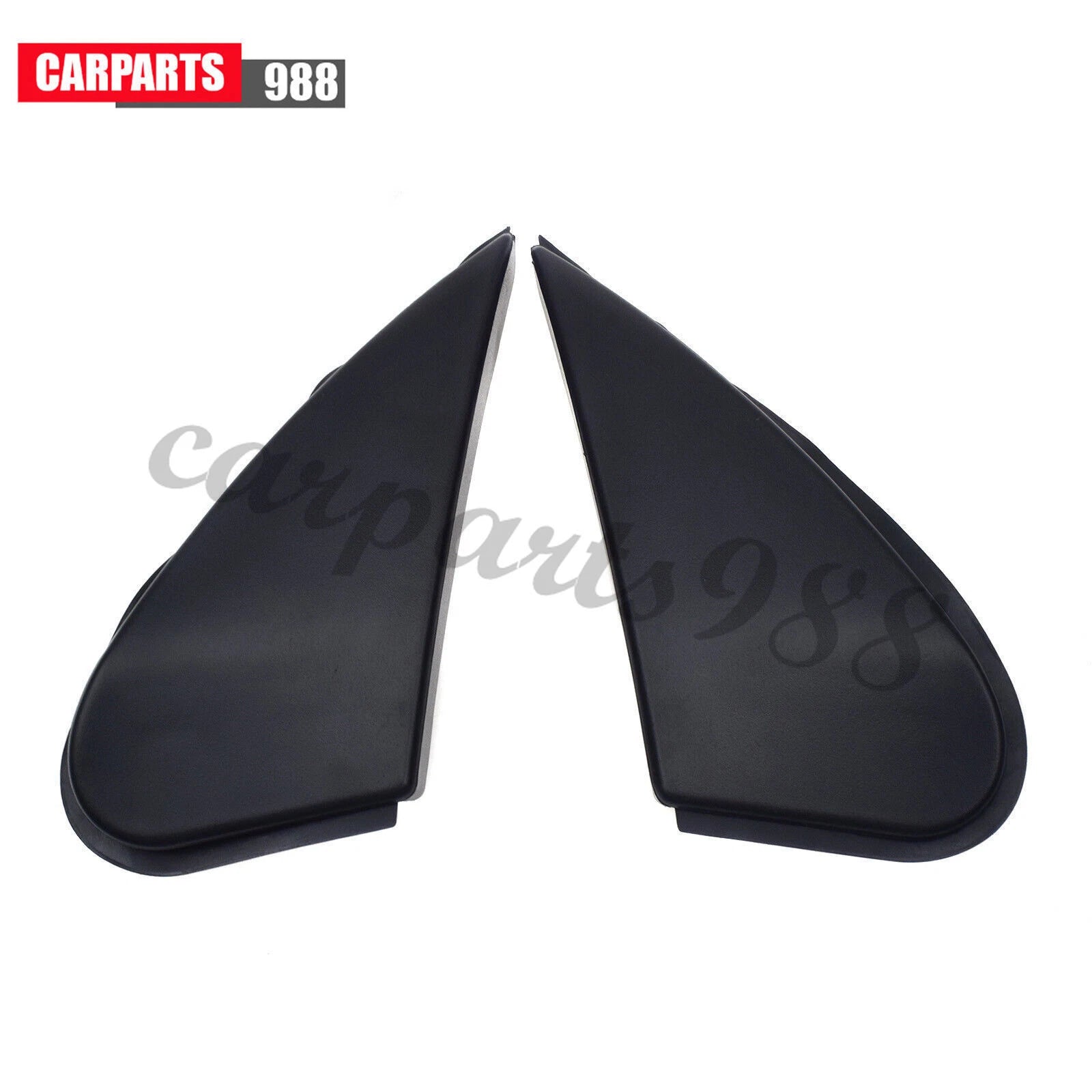 For 2014-2016 Toyota Corolla Pair Rear View Mirror Trim Triangles Corner Molding 6B93BC-57