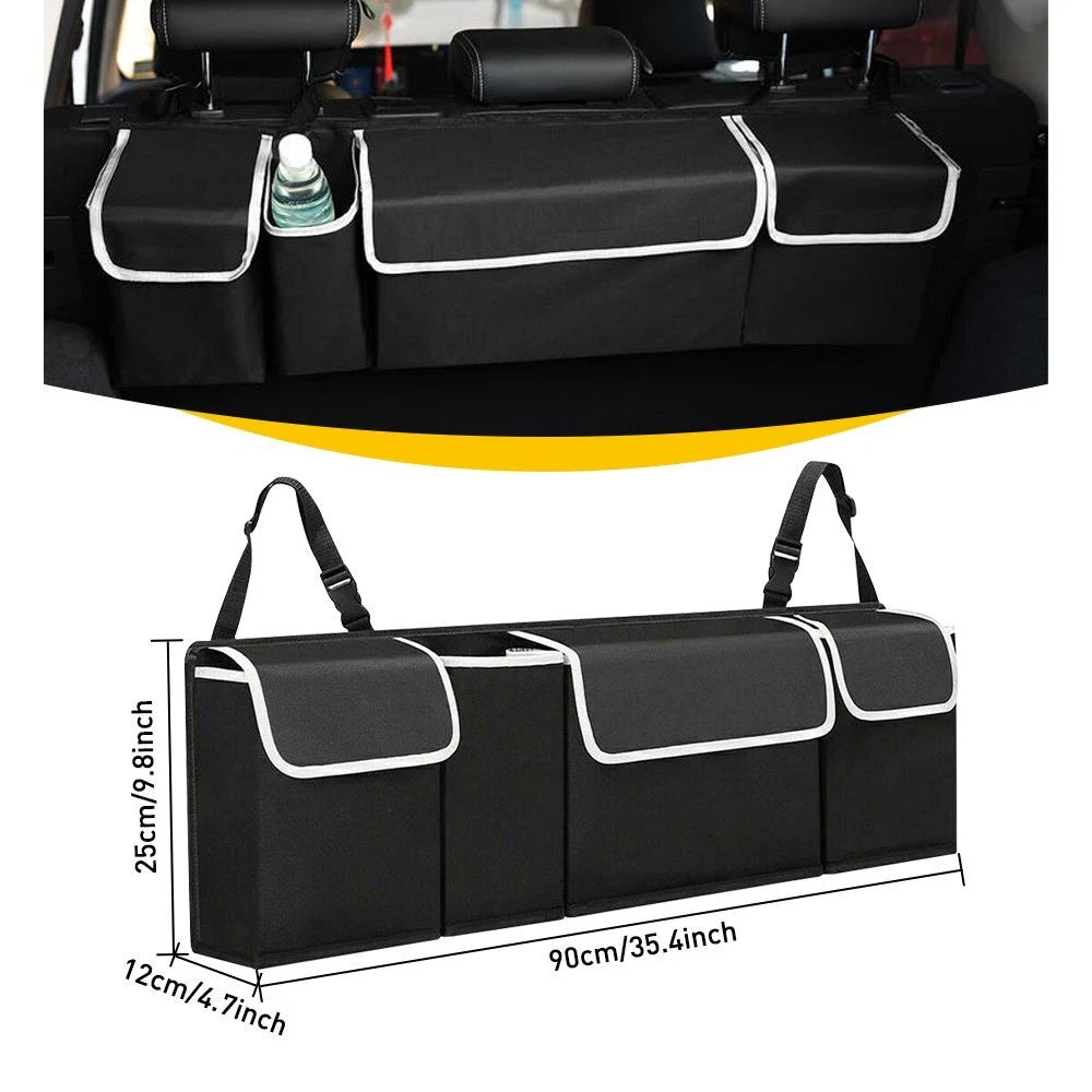 600D Large Car Organizer Trunk Oxford Interior Accessories Back Seat Storage Bag 6B93BC-57