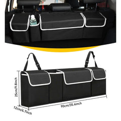 600D Large Car Organizer Trunk Oxford Interior Accessories Back Seat Storage Bag 6B93BC-57