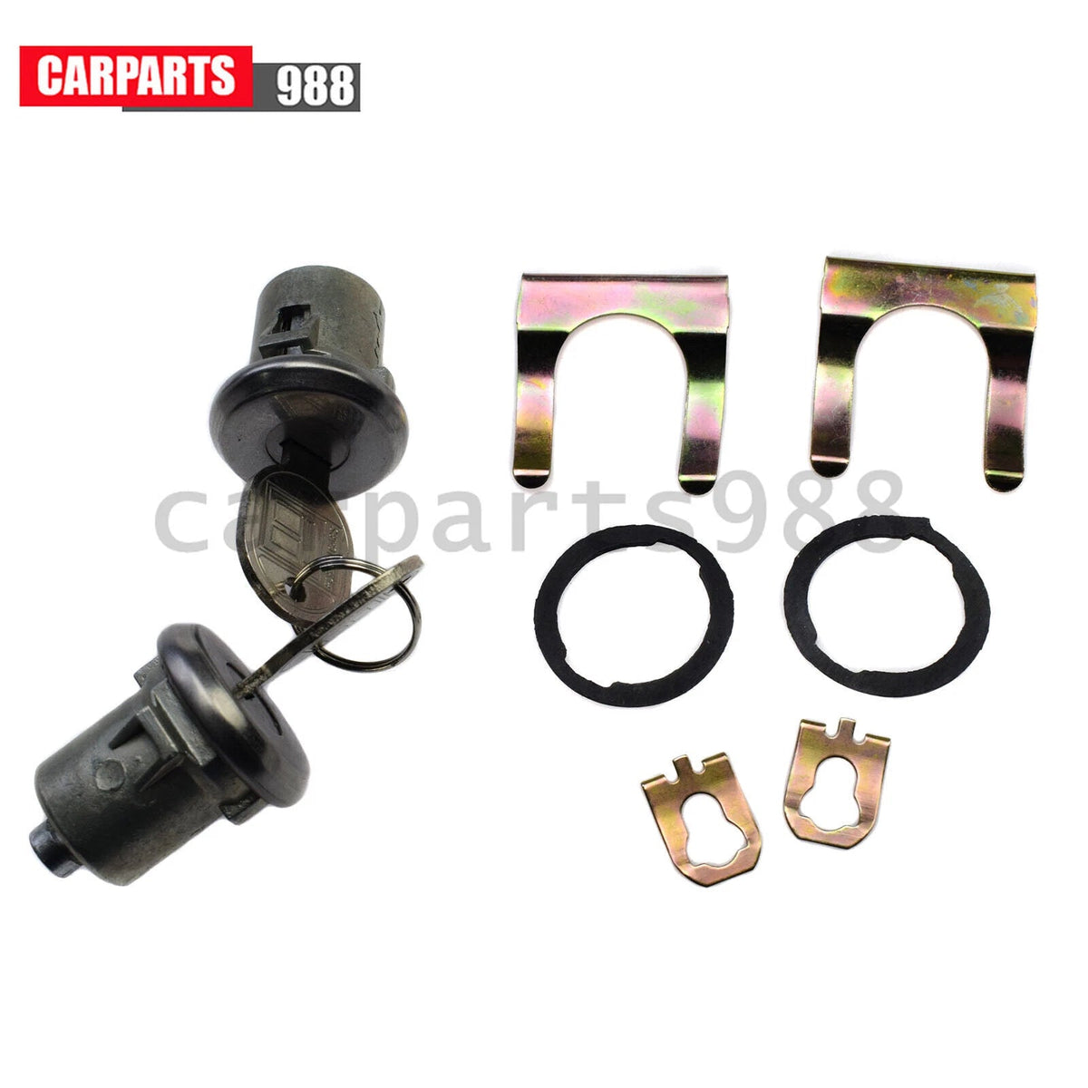 Pair Door Lock Cylinder with Keys 5070006 for Chevy Truck C10 C20 C30 1500 SUV 6B93BC-57