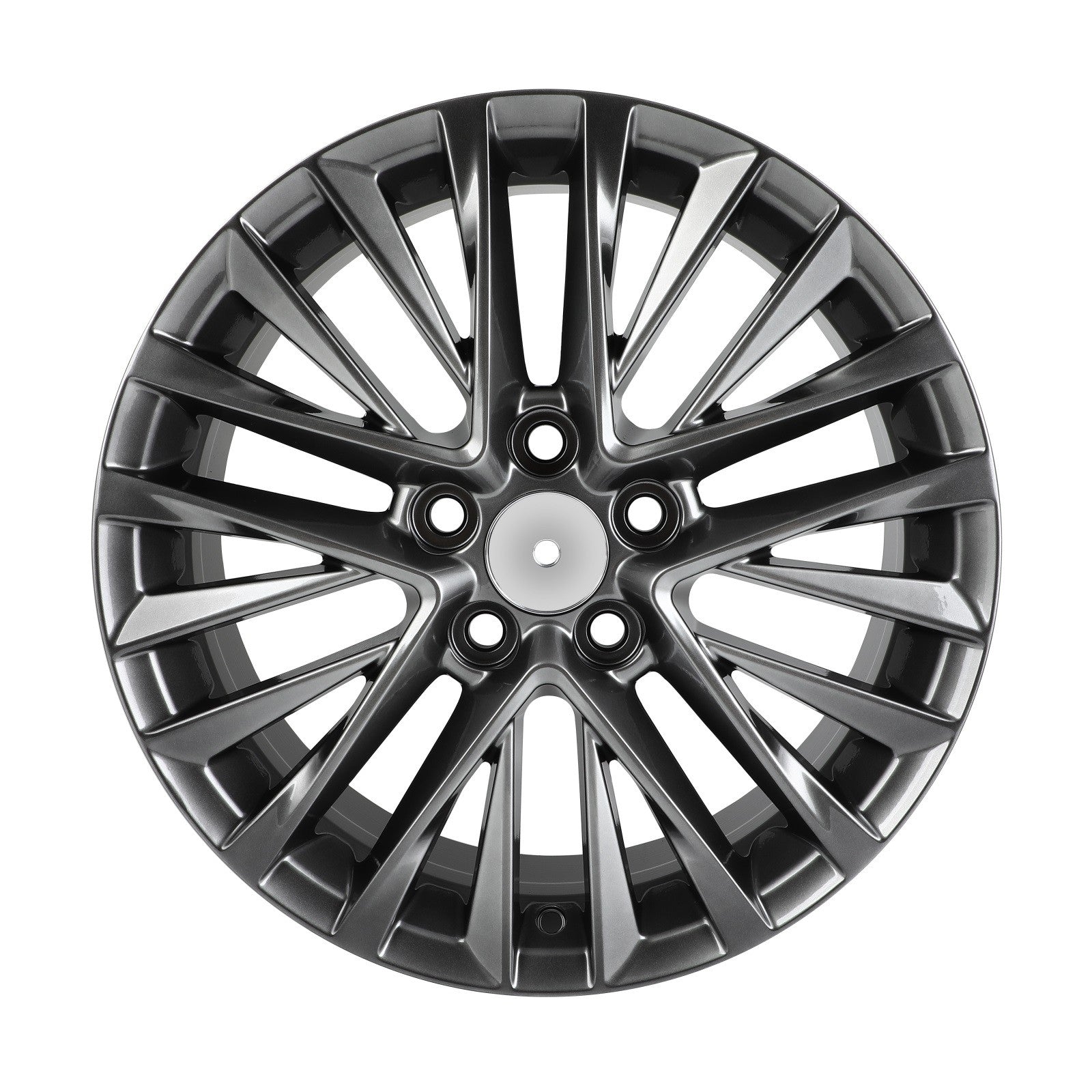 17x7 inch 5x114.3 PCD 45mm Offset Wheel Rim Hyper Black 6B93BC-57