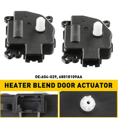 Pair Heater HVAC Air Blend For Chrysler Dodge Jeep Door Actuator 68018109AA Ram 6B93BC-57