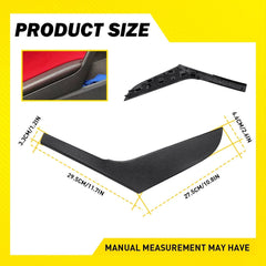 2X Left Right Inner Inside Door Handle Black For VW Golf 6 GTI MK6 2009-2013 EOA 6B93BC-57