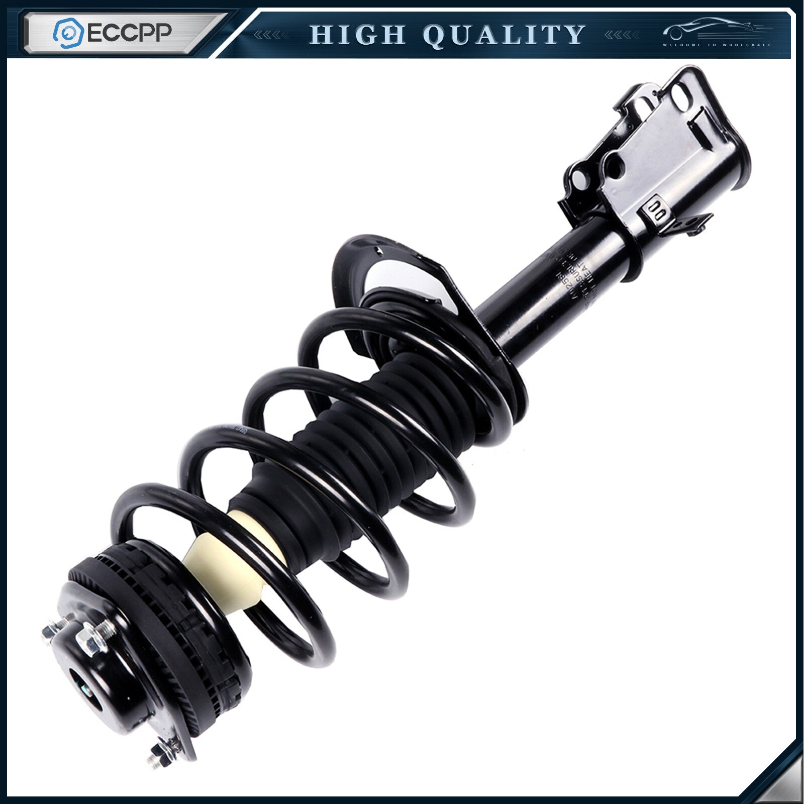 For 2008-14 Dodge Avenger FWD (4) Front Struts w/Spring Mount & Rear Shocks Kits 6B93BC-57