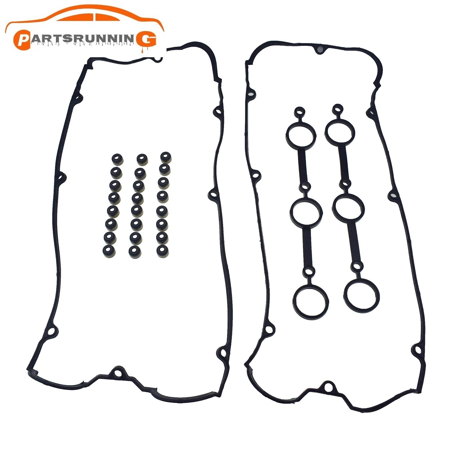 Valve Cover Gasket Set w/Valve Stem Seals For KIA SORENTO HYUNDAI SANTA FE 3.5L 6B93BC-57