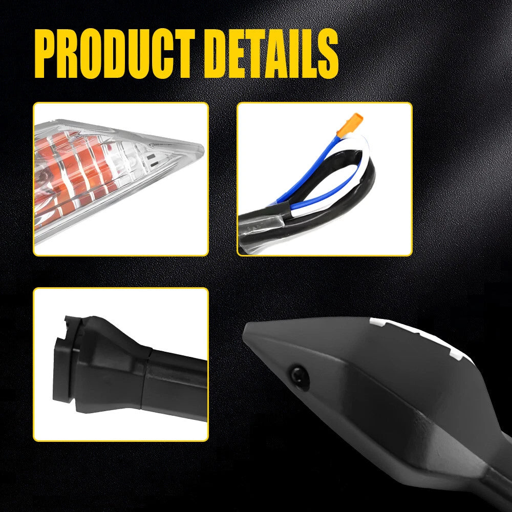 4X Motorcycle Turn Signal Blinker Light Indicator For KAWASAKI Z NINJA KLR 650 A 6B93BC-57