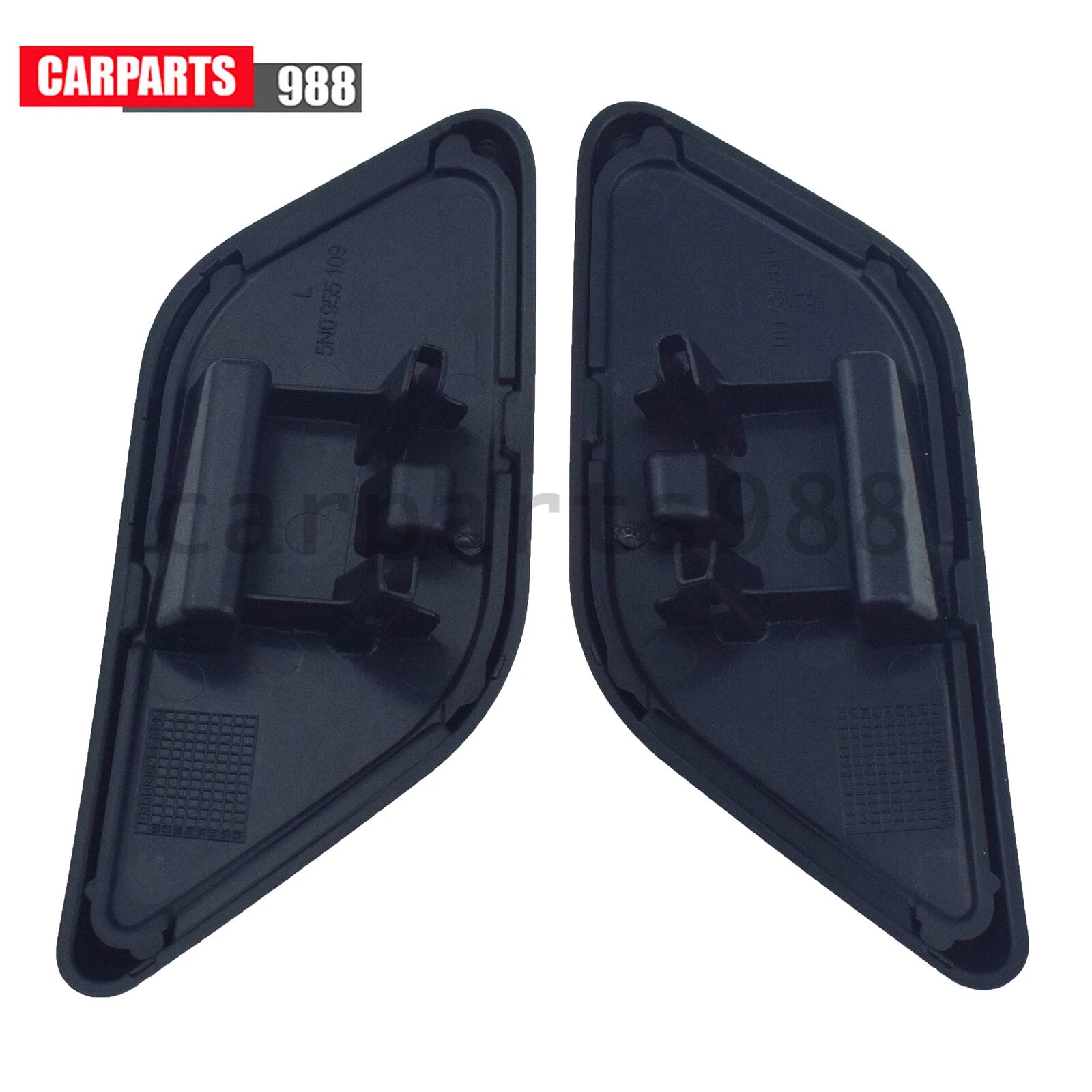 For VW Tiguan 2008-2011 Front Bumper Headlight Washer Nozzle Cover Left Right 6B93BC-57