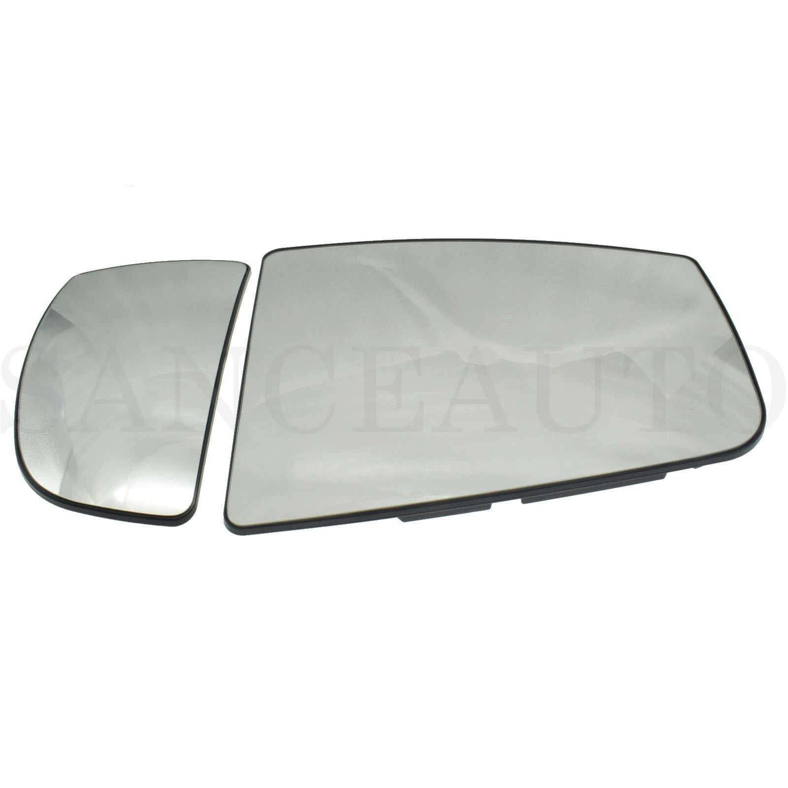 2PC Mirror Glass Upper & Lower Right Side For Ford Transit 150 250 350 2015-2022 6B93BC-57