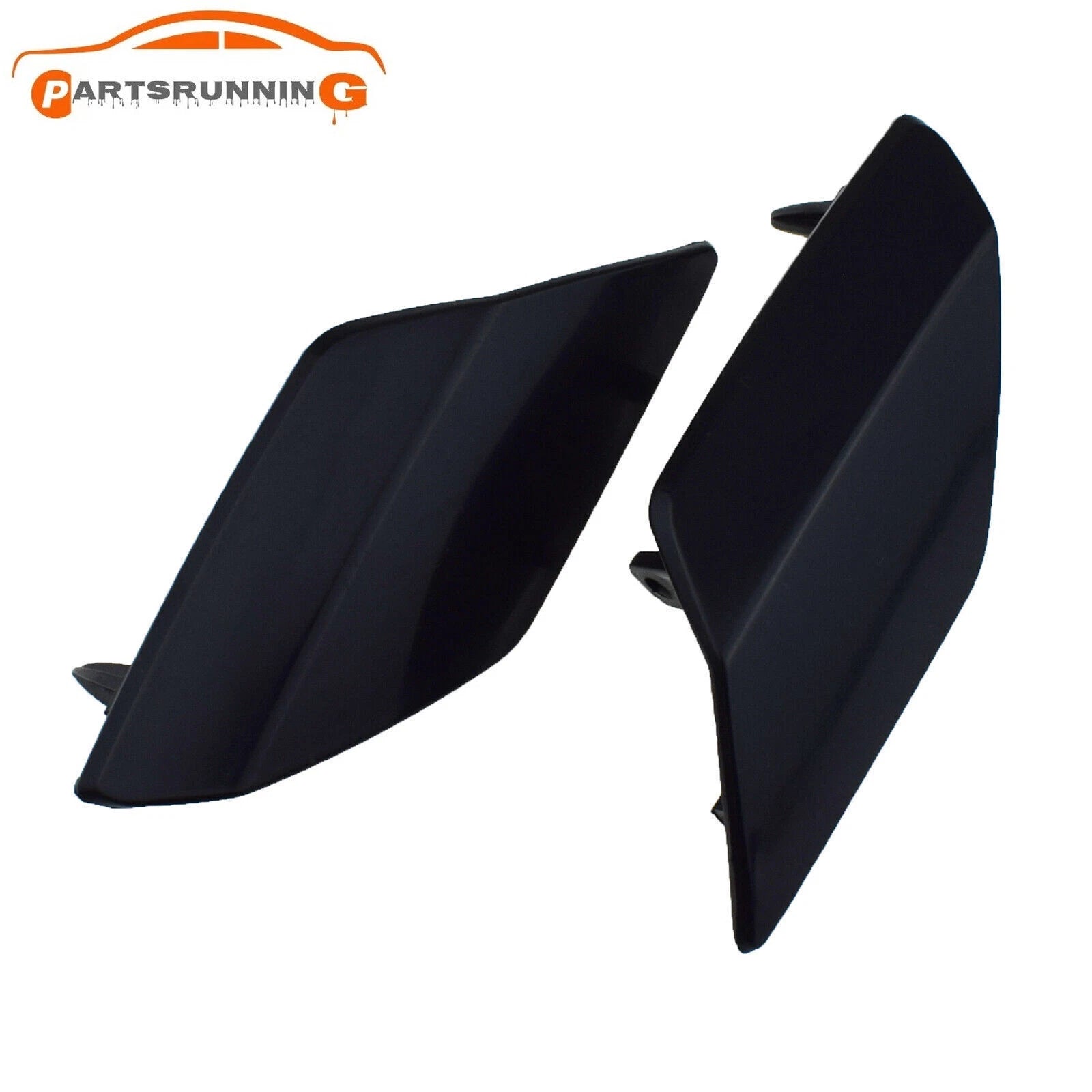 2PCS Front Bumper Headlight Washer Nozzle Cover Cap For VW Golf 6 R20 MK6 09-13 6B93BC-57