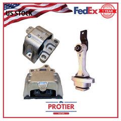 Engine & Trans Mount Set 3PCS for Volkswagen Passenger Car Jetta V6 2.8l 2771cc 6B93BC-57