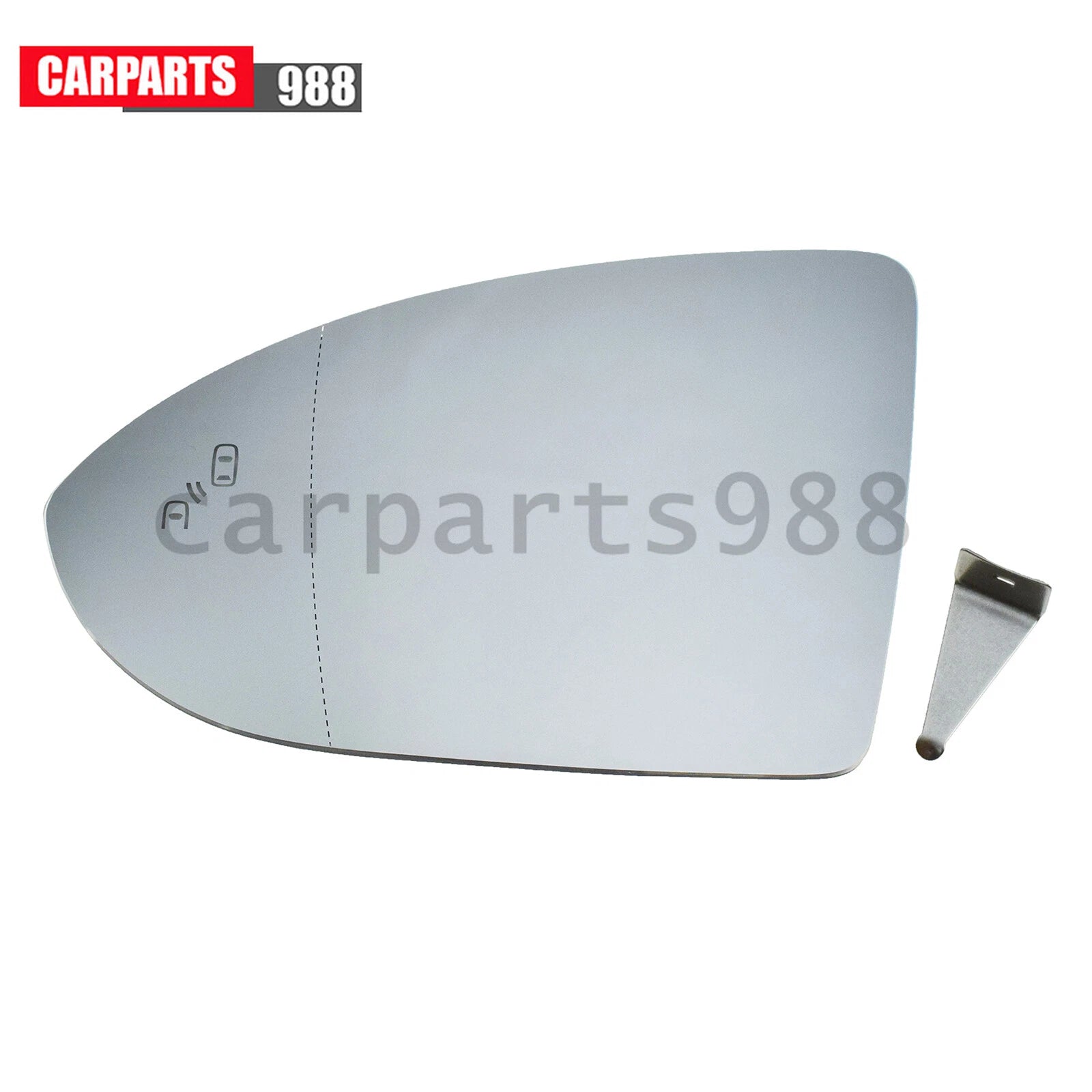 Left Side Door Mirror Glass Heated w/Blind Spot For VW Golf GTI E-Golf 5G0857521 6B93BC-57