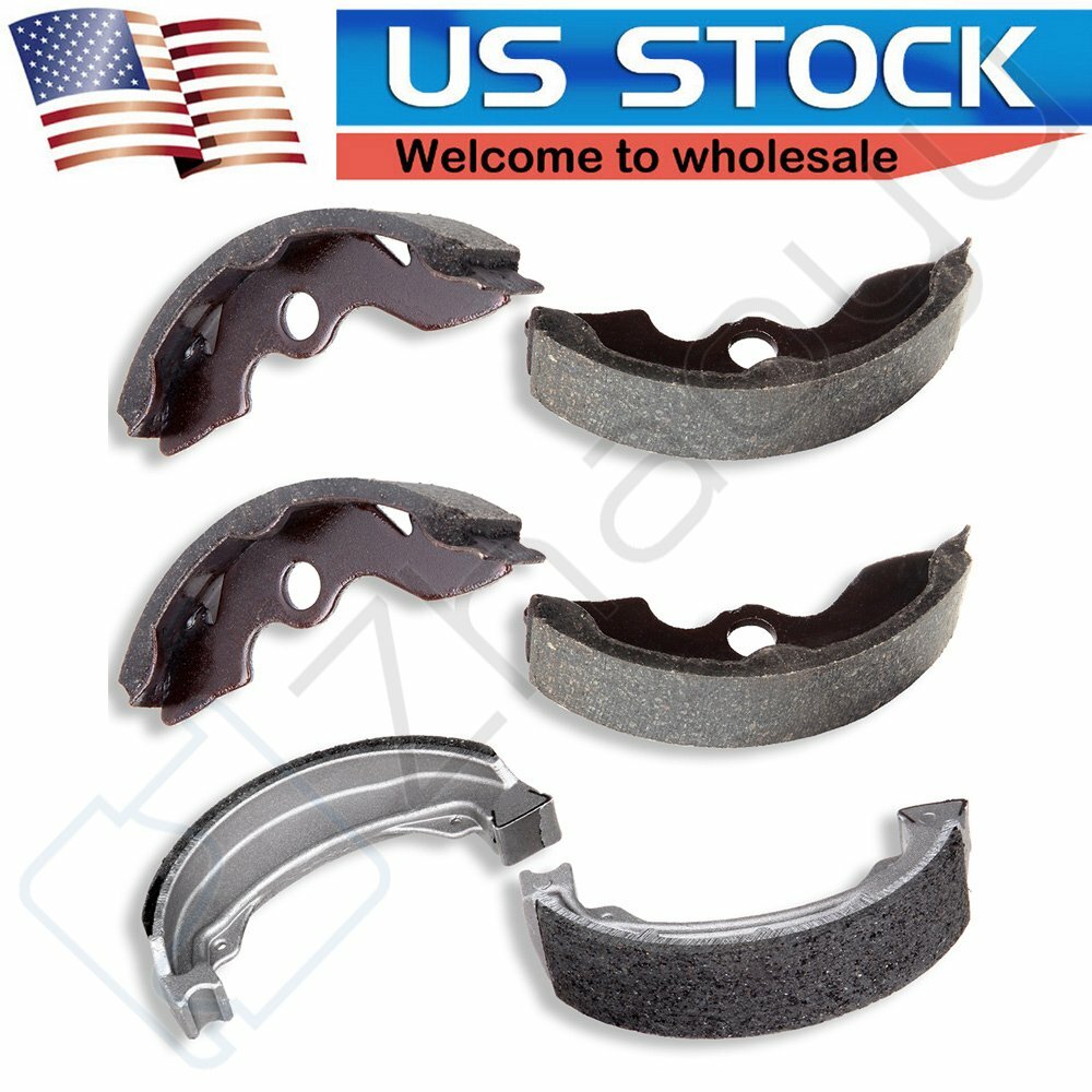 3 Pairs Brake Shoes Front + Rear For 1997-2001 Honda TRX250 2x4 Semi-Metal 6B93BC-57